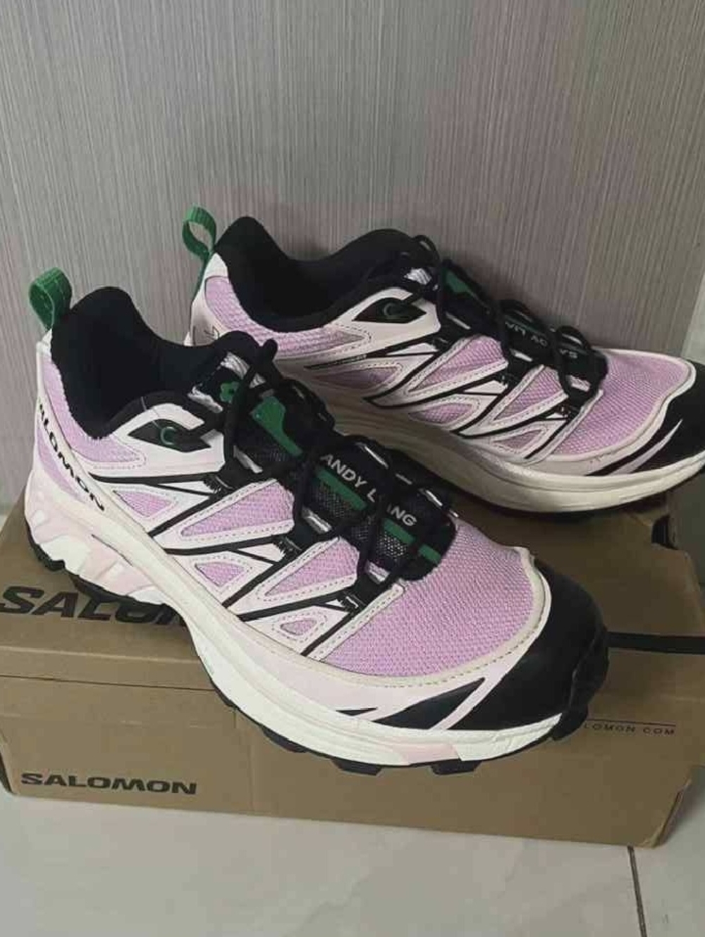 Salomon XT-6 Expanse Sandy Liang Purple & Black Sneakers - Picture 6 of 6
